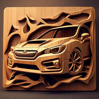 3D модель Subaru Impreza WRX STI (STL)